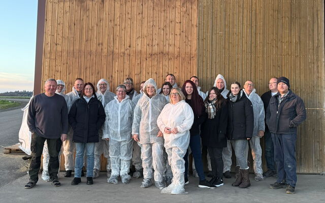 Gruppenfoto des Landhandel Teams